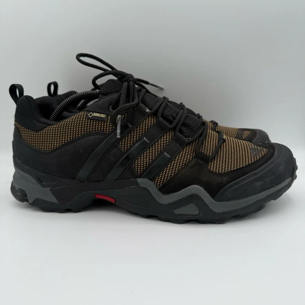 Mens Adidas Black TERREX Fast X GTX Athletic Hiking Sneaker Shoes Size‎ 11.5